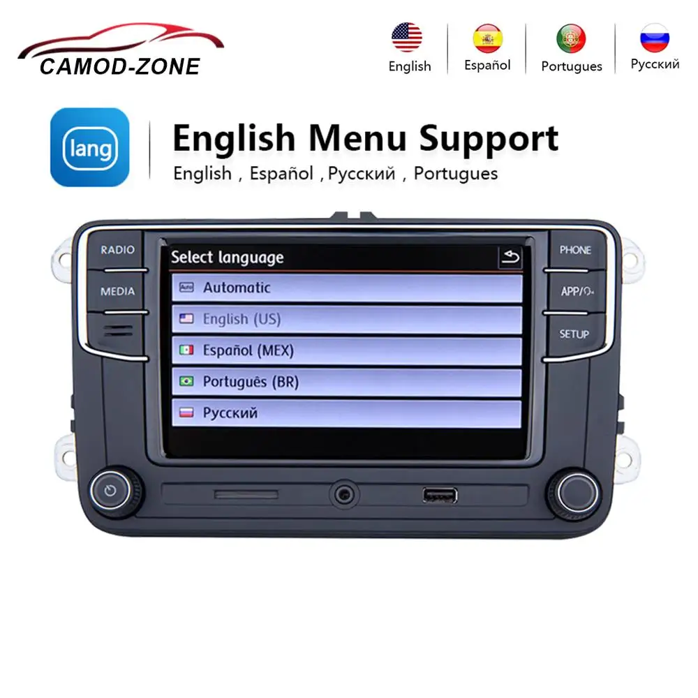 Android Auto Carplay RCD330 Plus RCD330G RCD340G RCD 330 For 6RF 035 187F VW Tiguan Golf 5 6 MK5 MK6 Passat Polo | Автомобили и