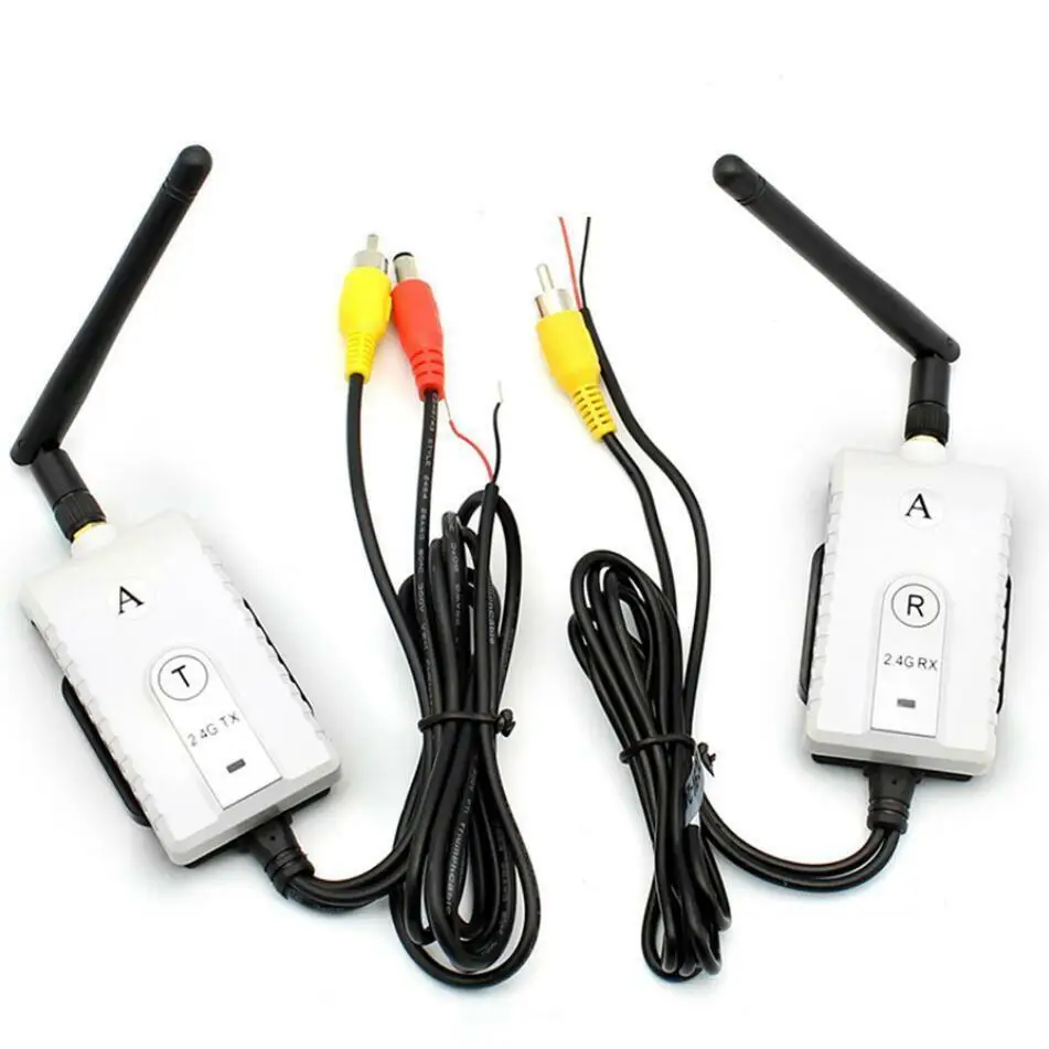 

2,4G беспроводной AV кабель передатчик и приемник Беспроводная резервная камера для автобуса грузовика автомобиля 12 в 24 В Универсальный