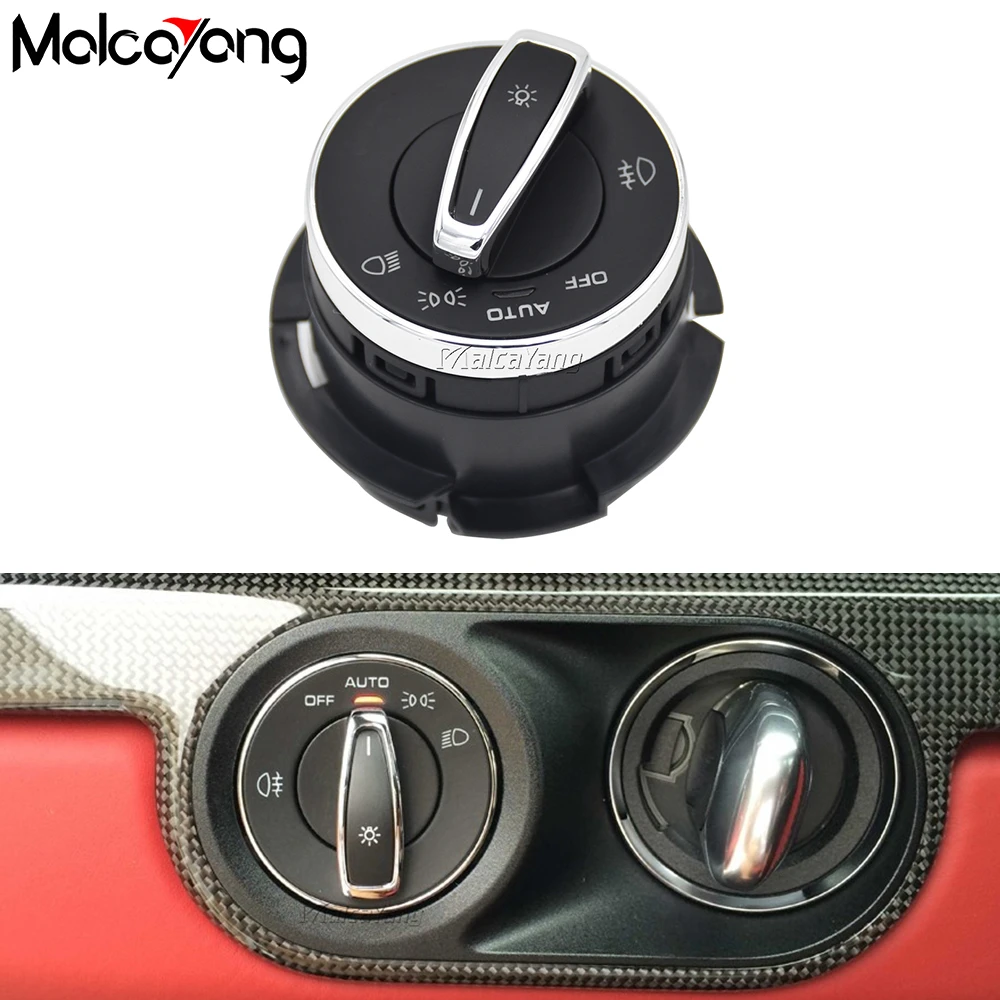 

Car Headlight Switch Head Lamp Switch For Porsche Cayman Panamera 991 Turbo GT2 RS 911 Carrera 991R GT3 RS GT-Speed 2014-2021