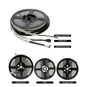 Светодиодная лента DC 24 V 5050 RGB RGBW RGBWW, Светодиодная лента 24 V 5 M 60 светодиодовm, гибкая неоновая лента, водонепроницаемая светодиодная лента, подсветка для телевизора