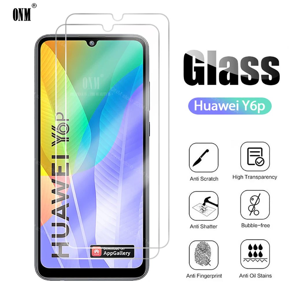 

3 Pieces Y6P Tempered Glass For Huawei Y6p Screen Protector For Huawei Y6p 6.3 Protective Glass Film
