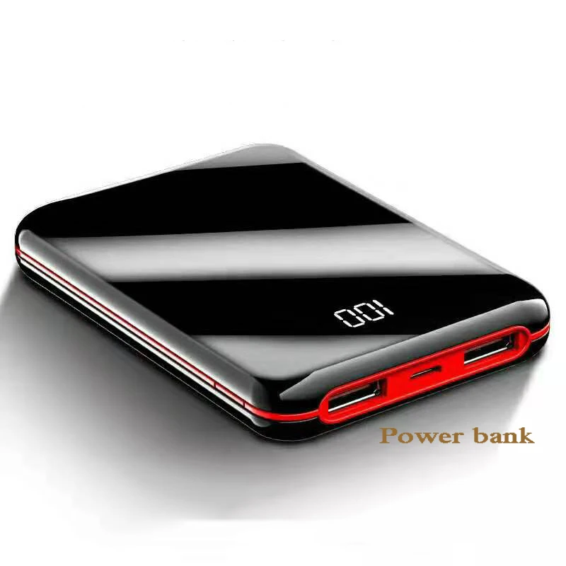 Power Bank 12000mAh Dual USB Мобильная Внешняя батарея Быстрая зарядка для Mi портативное