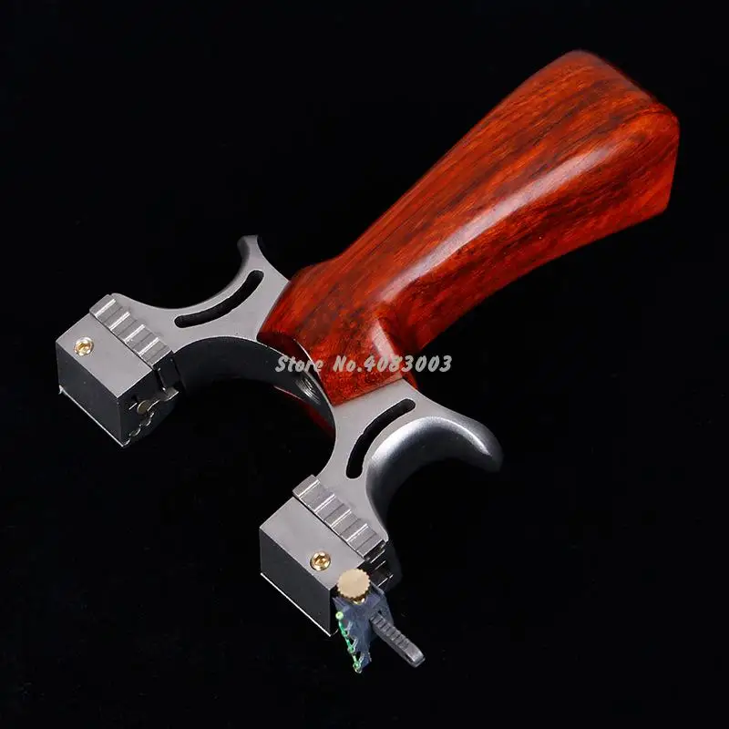 

Powerful Stainless Steel Slingshot Precision Shooting Strong Wooden Slingshot Hunting Competition With Rubber Band 2020 New