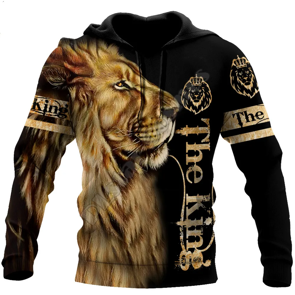 

Animal lion 3D Printed Fashion Mens Hoodie Harajuku Streetwear Pullover Autumn Sweatshirt Unisex Casual Jacket Tracksuit DW11