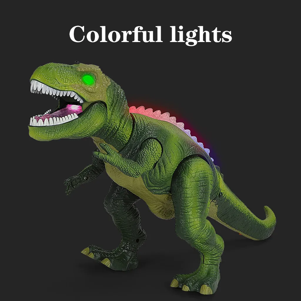 Умные развивающие забавные игрушки ревущий динозавр светильник для танцев