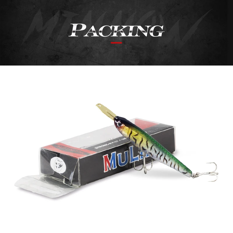 Hunthouse riser bait fishing lure minnow sinking wobbler metal lip 2020 40/70mm 5.6/8.2g for bass lw520 | Спорт и развлечения
