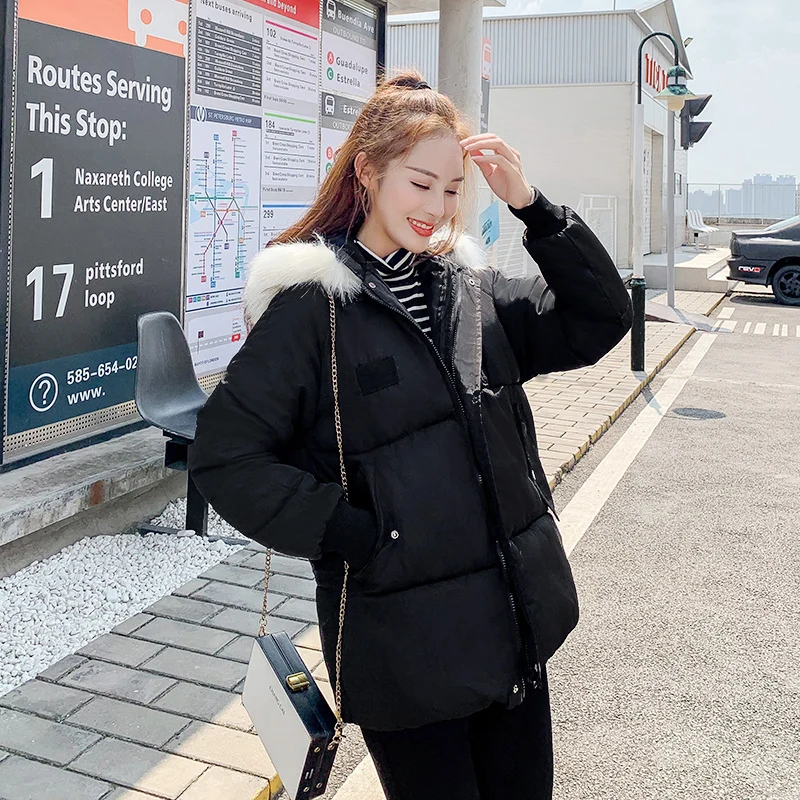 Down Jacket Women 2019 Winter Ultra Light Villus Hat Duck Warm Female Long Sleeve Coat Outwear | Женская одежда