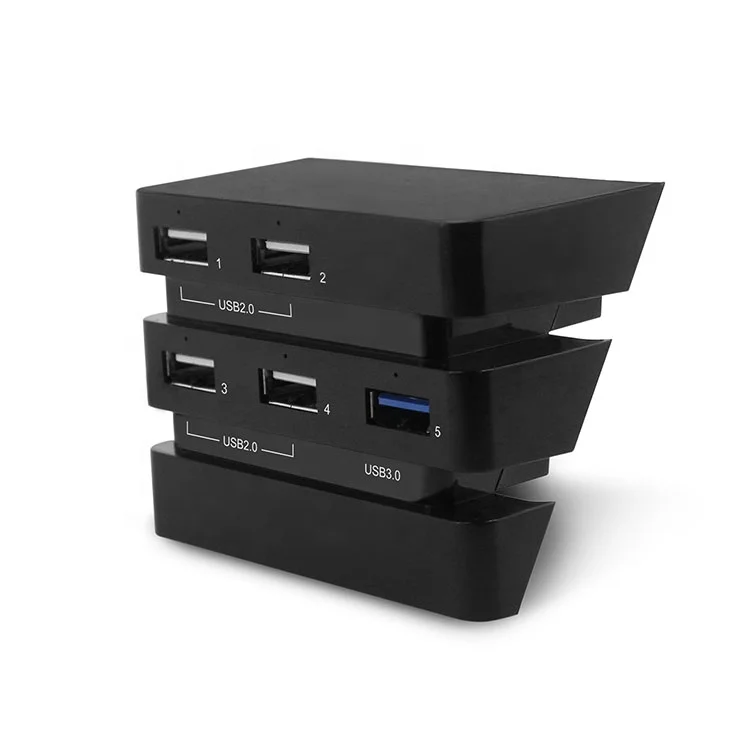 

5 in 1 USB HUB Port Extender Splitter Adapter Converter For PS 4 Pro
