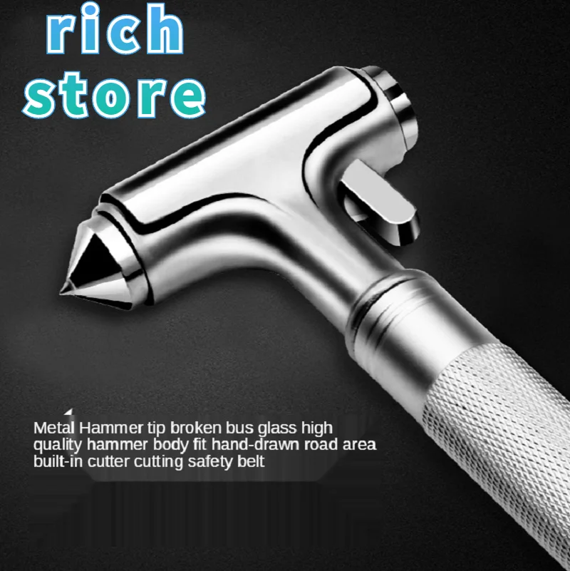 

Автомобильный защитный молоток Ghost Storm, спасательный аварийный молоток, резак для ремня безопасности, разбрызгиватель оконных стекол, автом...