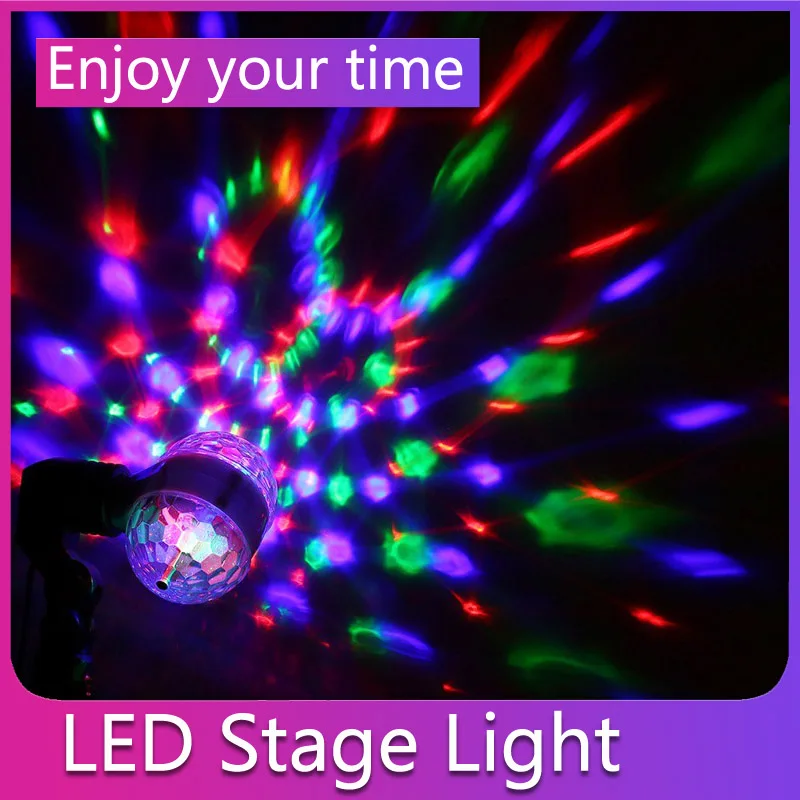 Новый E27 RGB LED вечерние светильник s Magic Ampoule шариковая лампа для дома украшения