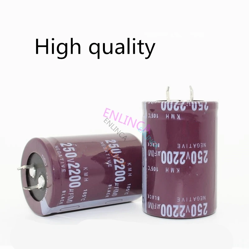 

Free Shipping 2pcs/lot 250V 2200Uf Radial Dip Aluminum Electrolytic Capacitors Size 35*50 2200Uf 250V Tolerance 20%