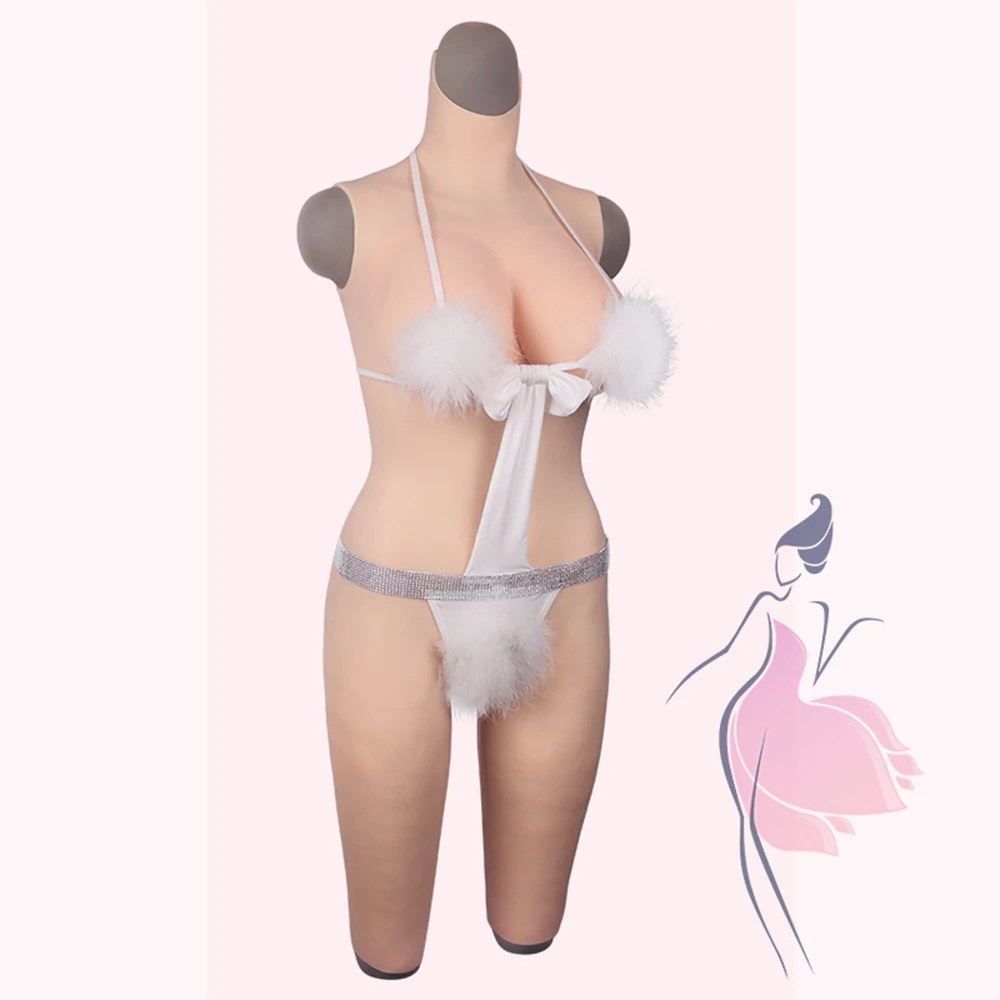 

Силиконовый комбидресс для трансвеститов, Женский комбидресс с вагиной