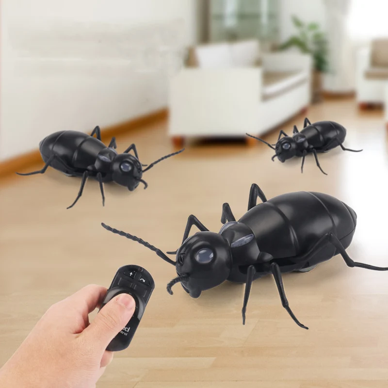 

Creative Tricky Simulation Animal Ant Model Remote Control Ant Child Festival Funny Interactive Toy Infrared Remote Control Ant