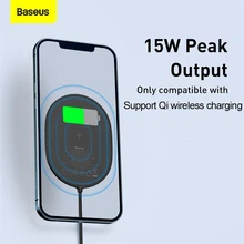 Baseus Light Magnetic Wireless 15W QI Charger Portable Charger Fast Charger For iPhone 12 13 Pro Max mini Huawei Xiaomi