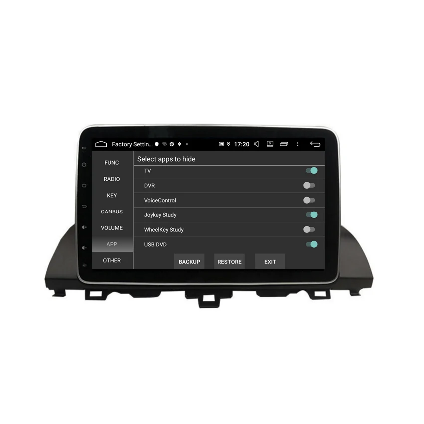 Автомагнитола Android мультимедийный плеер 4G RAM для Honda Accord 10 2018 GPS сенсорный экран