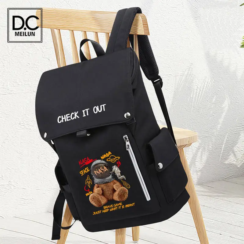 

Модный рюкзак для ноутбука DC.meilun, рюкзак для компьютера, водонепроницаемая сумка с защитой от кражи для мужчин, Студенческая сумка, школьные...