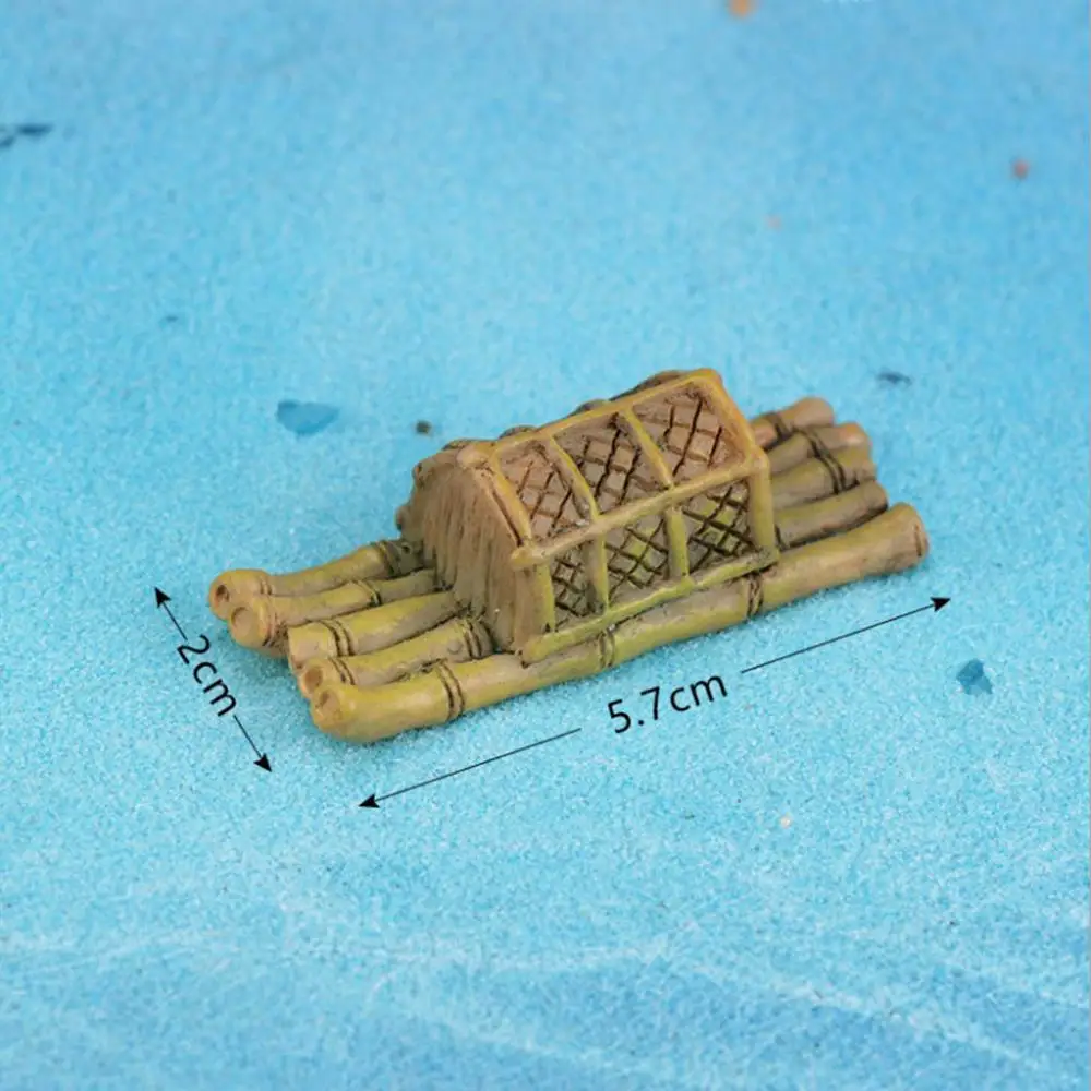 Милые миниатюрные рыбки листья лотоса 2 шт. украшения для аквариума полимерные