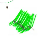 20 шт., L-образные пластиковые трубки для рыболовных снастей