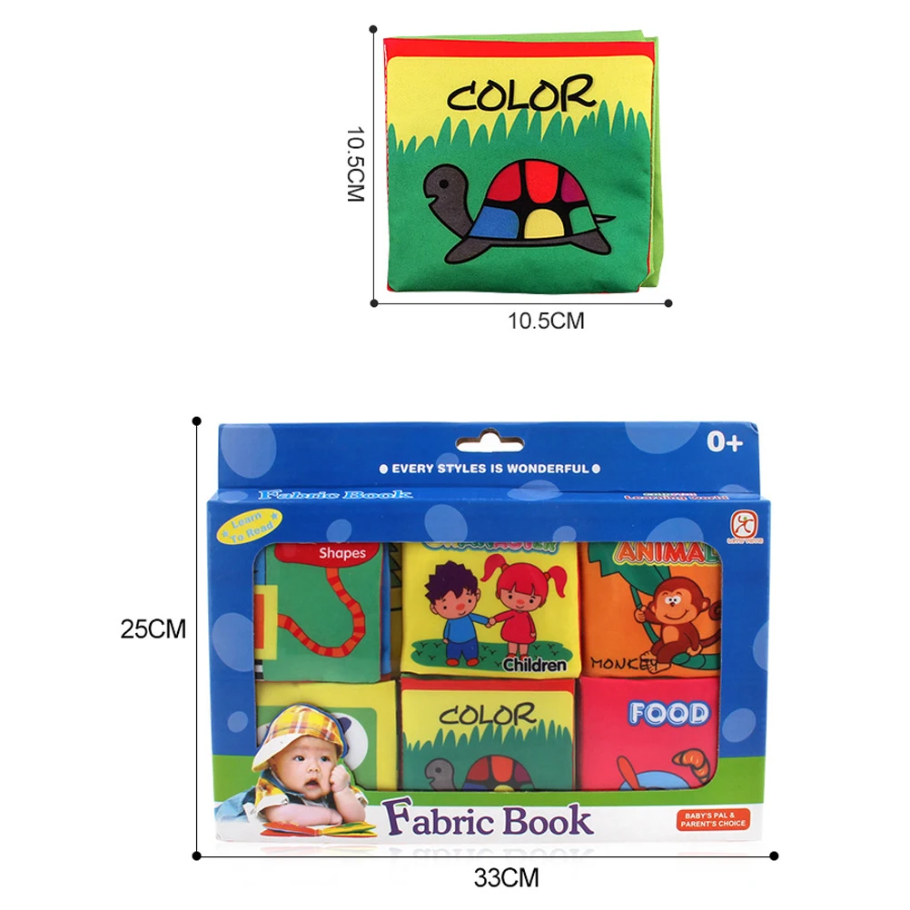 Детские Игрушки для раннего развития детей 6 шт. интерактивные мягкий