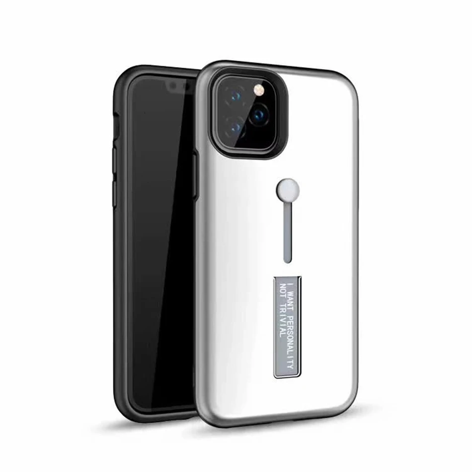 Откидное Открытое кольцо для пальца, ремешок для Apple iPhone 11 Pro Max X XS XR 8 7 Plus 6 6S 5 5S SE, противоударный чехол для телефона 1000 шт