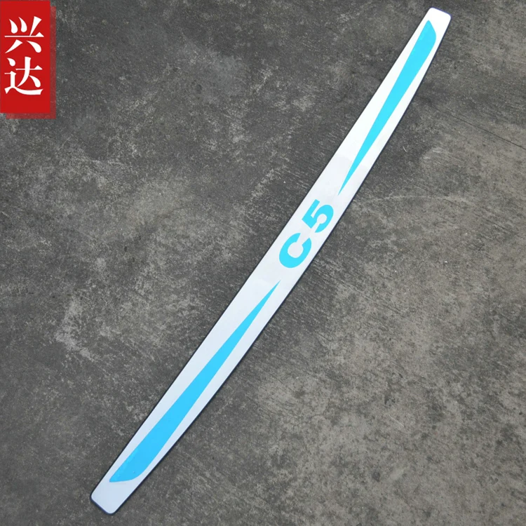 Защитный порог заднего бампера из нержавеющей стали для 2010-2014 Citroen C5