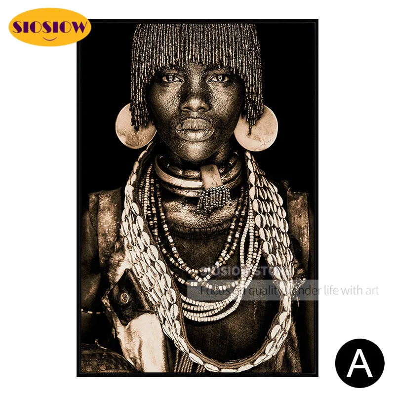 Black Gold 5d Diy Diamond Painting Cross Stitch African Men Women Full Drill Square Daimond Mosaic Embroidery Modern Home Decor | Дом и сад