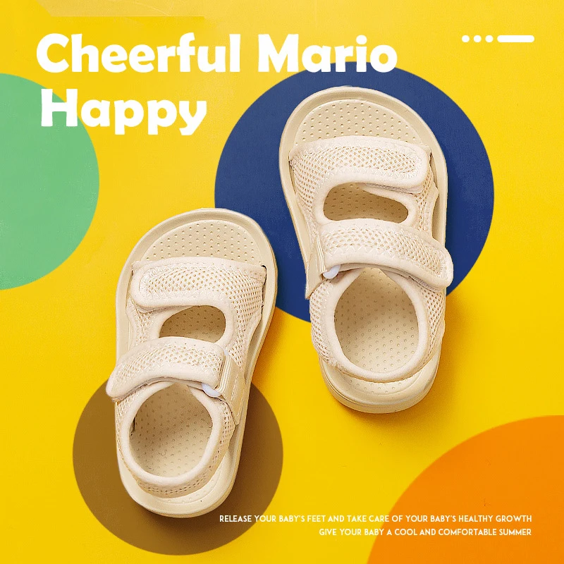 

HX09 TOPRINCESS Children Soft Sole Cloth Sandals 2021 Hot Sale Baby Girls And Boy Summer Sandals Summer Breathable Antislip Shoe
