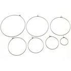 Застежка-кольцо для сережек, из нержавеющей стали, 30 шт.