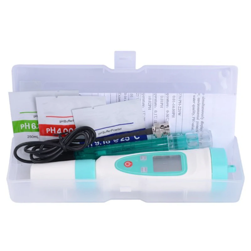 Ph Meter Ph-220W Tester Portable 0-14 Pen Type Precision Instrument With Buffer Power | Инструменты