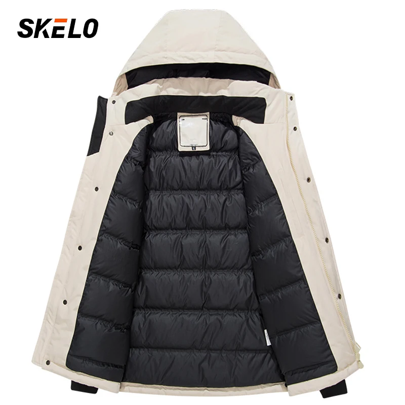 Мужская водонепроницаемая лыжная куртка теплая зимняя горная ветровка дождевик