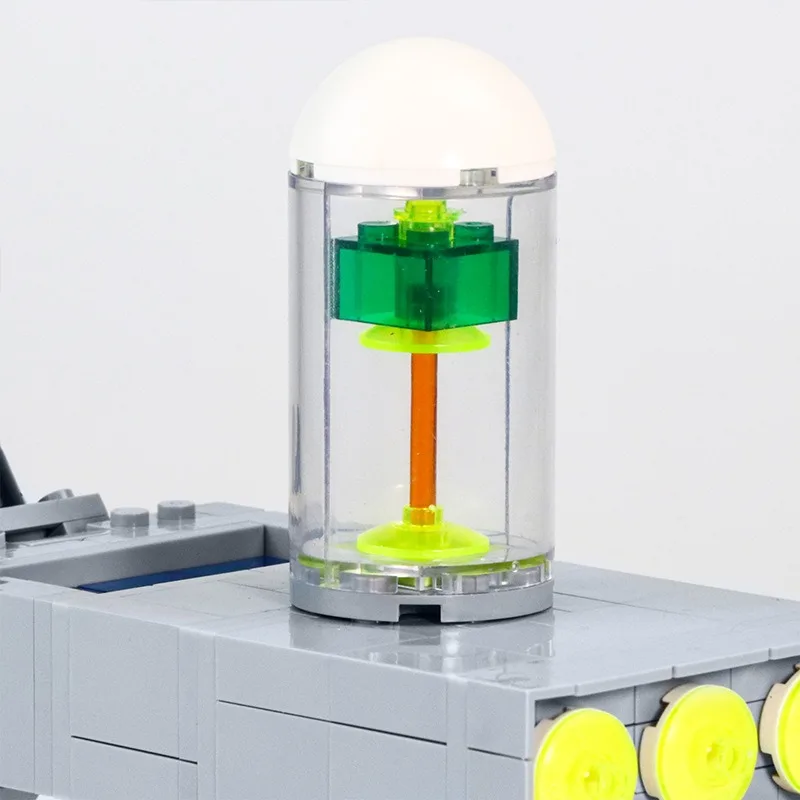 

MOC 19873 Character Sci-Fi Animation Rick/Morty Portal Gun Model Building Blocks Creative Building Blocks Children's Toy Gift
