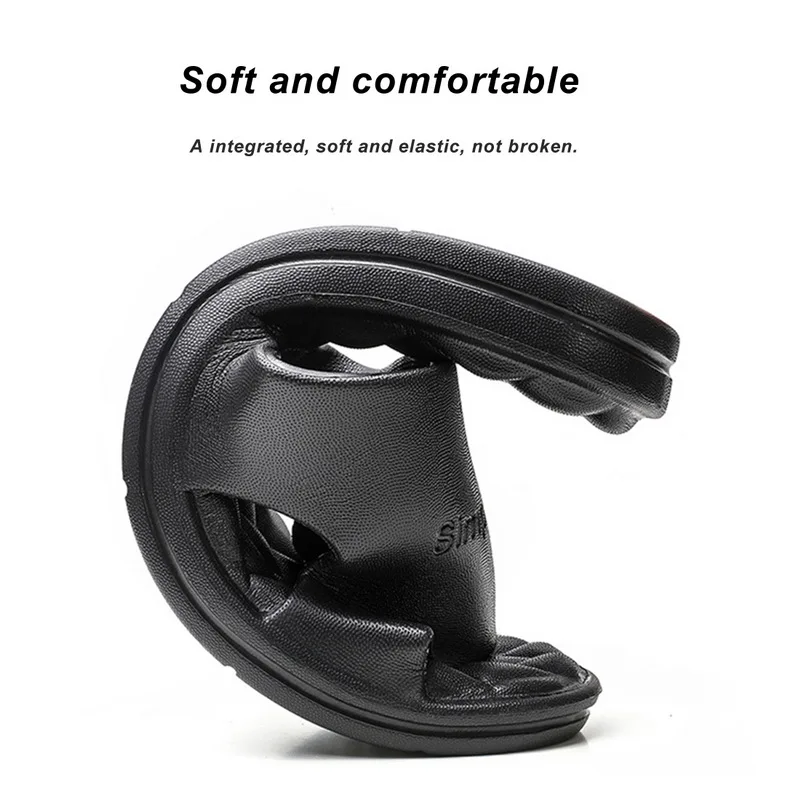 

Litthing 2021 New Bathroom Shower Slippers For Women Men Summer Sandals Soft Sole High Quality Indoor Home House Pool Slippers