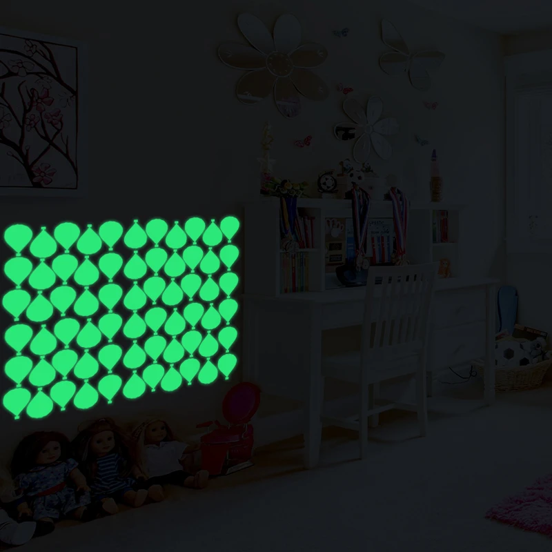 

KW3235 luminous stickers 104 circlesFluorescent Star Sticker Children's Room Bedroom Cartoon Wall Sticker