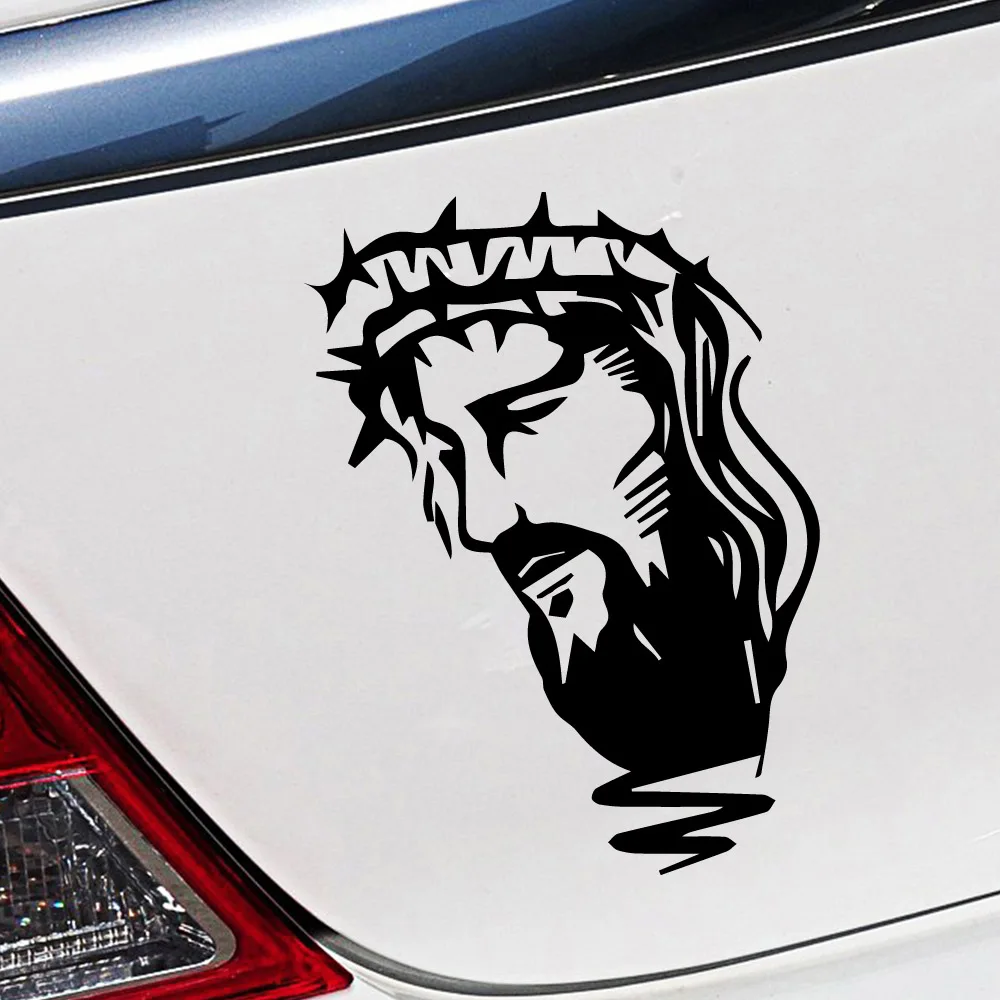 

Cute Christian jesus Car Assessoires Vinyl Cars Decal Custom Window Door Wall Sticker