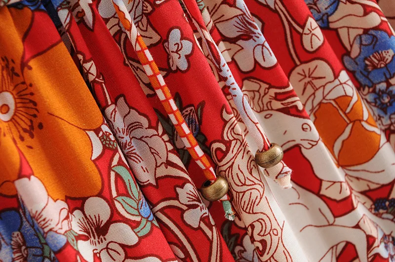 

Cross-border Wholesale European and American Women's Dresses In Autumn 2020 with New Positioning Flowers and Tassels