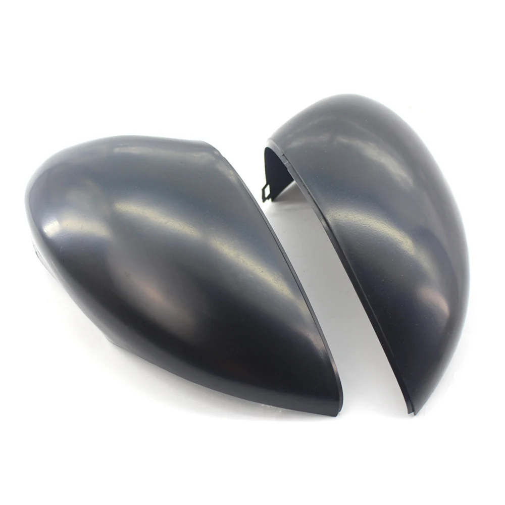 

Матовый черный чехол для зеркала заднего вида с крыльями, 2 шт., подходит для Ford Fiesta MK7 09-15, левая и правая стороны