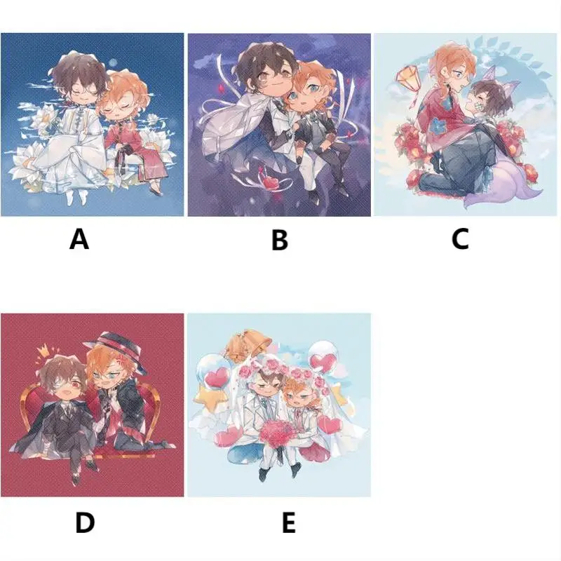 

Аниме брелок Bungo бродячие собаки дазай Осаму накахара чууя акриловый брелок ремешок фигурка