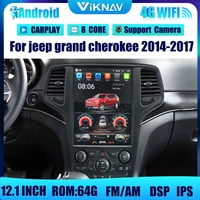 android car radio for jeep grand cherokee 2014 2017 auto stereo receiver video player gps navigation head unit dvd multimedia