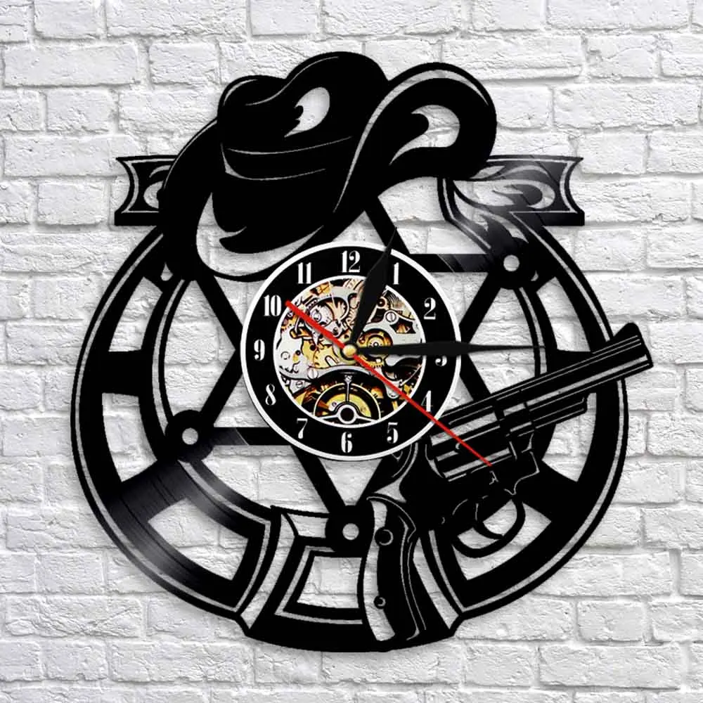 Ковбойские револьверные пистолеты оружие шляпа западные домашние украшения