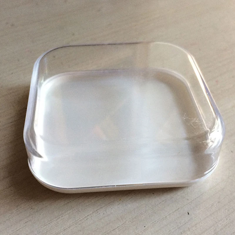 Мини цилиндрическая упаковочная коробка прозрачная подарочная размером 62x62x20 мм