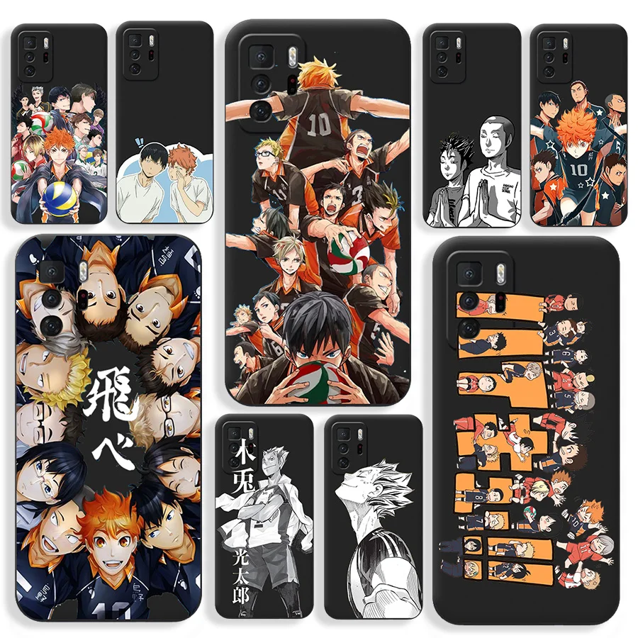 anime hinata haikyuu phone case for xiaomi redmi note 10 pro 9 9c 9a note 9 pro for poco m3 pro x3 pro f3 soft back covers free global shipping