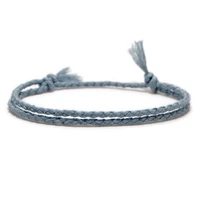 meetvii simple woven cotton rope string bracelet pray yoga handmade pure color chic tassel bracelet for men women 2020 new