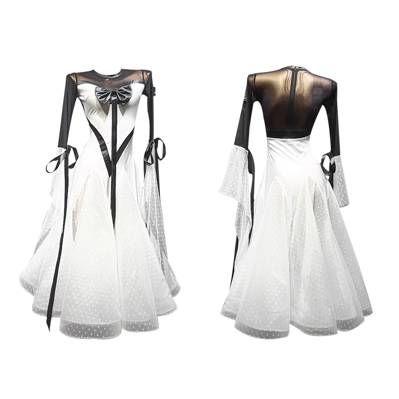 Стандартное платье для бальной комнаты Венского вальса танцевальные костюмы