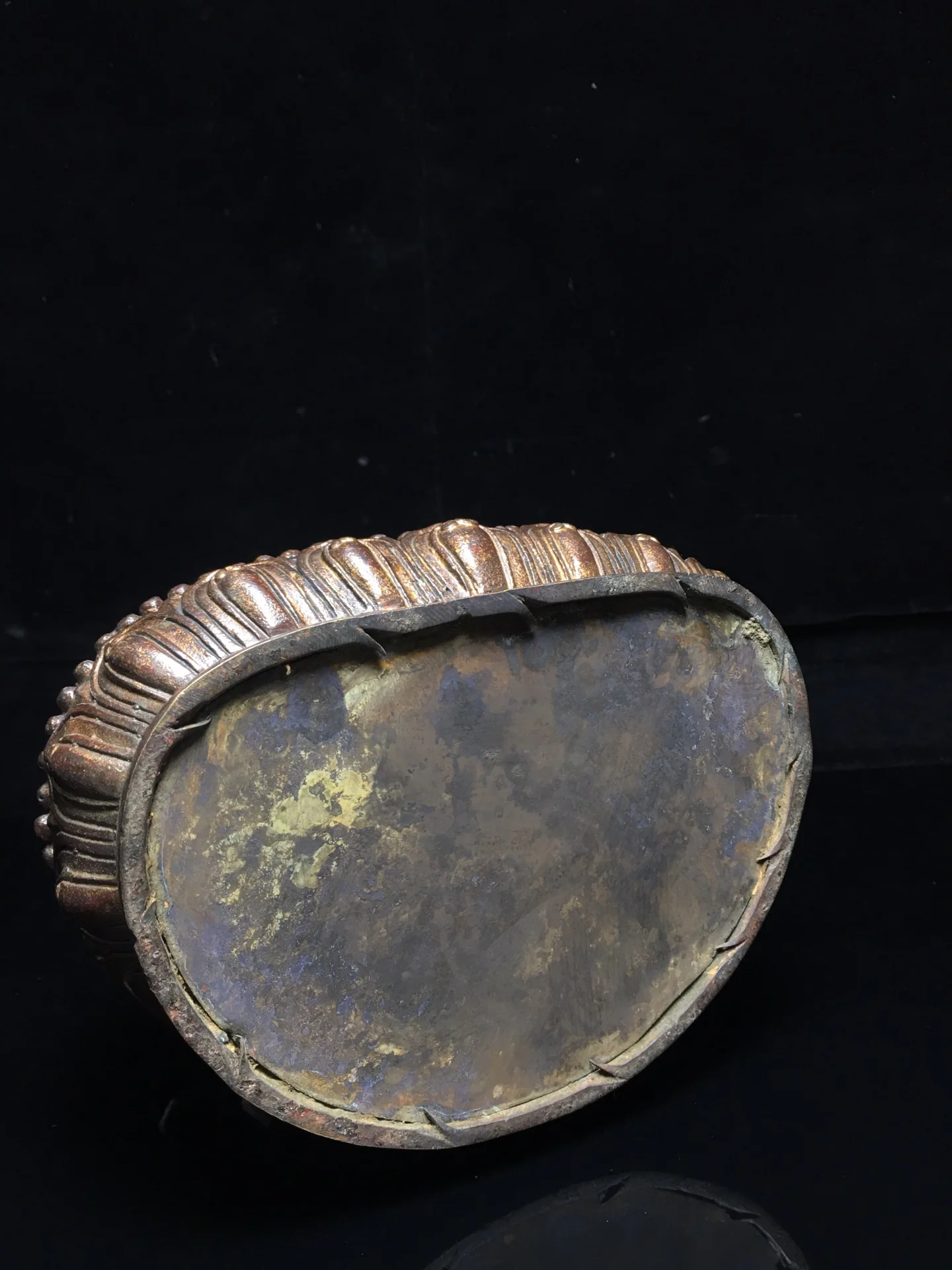 

Home Decor 12" Tibet Buddhism Old Bronze Cinnabars Shakyamuni Medicine Buddha Amitabha Enshrine the Buddha