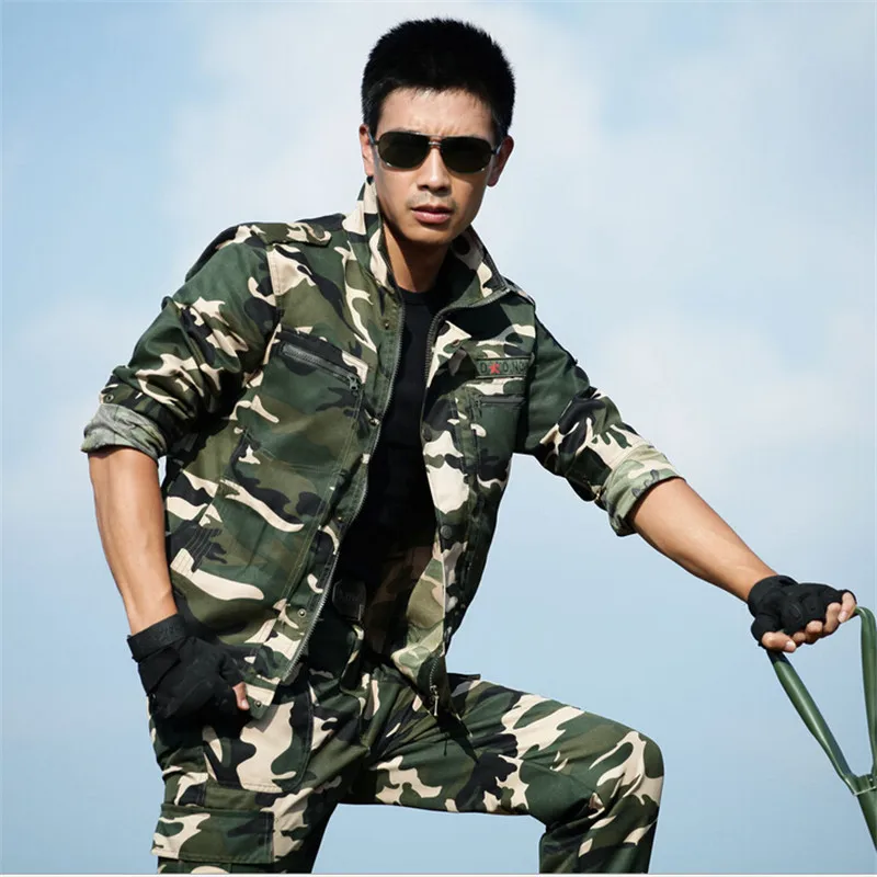 Мужская военная форма тактические камуфляжные костюмы комплекты армейского
