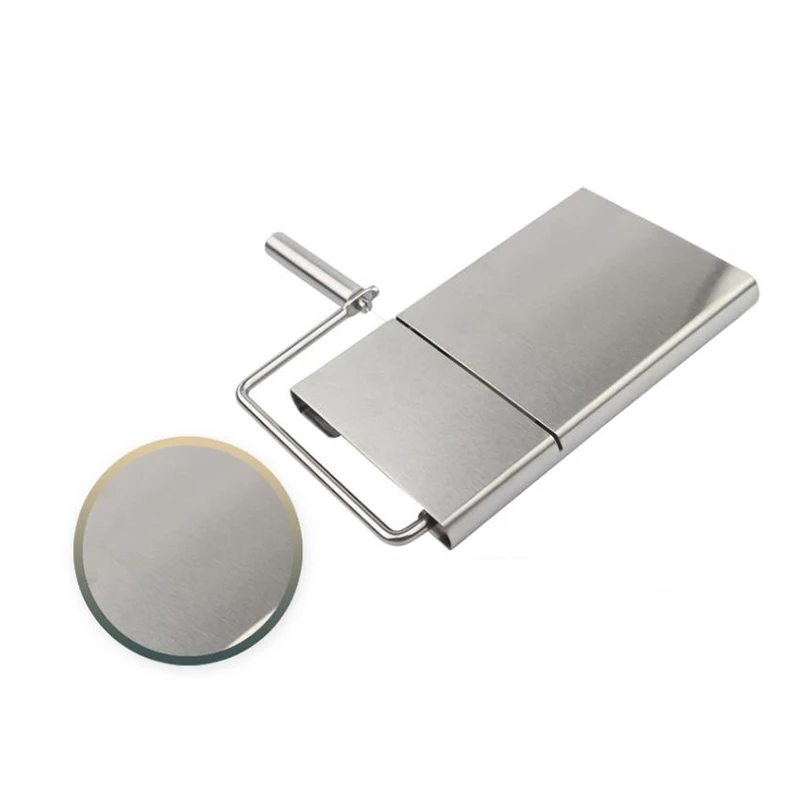 

Stainless Steel Kitchen Accessories Cheese Slicer Cheese Spreader Included Stainless Steel Cutting Wire Cheese Slicer Tools