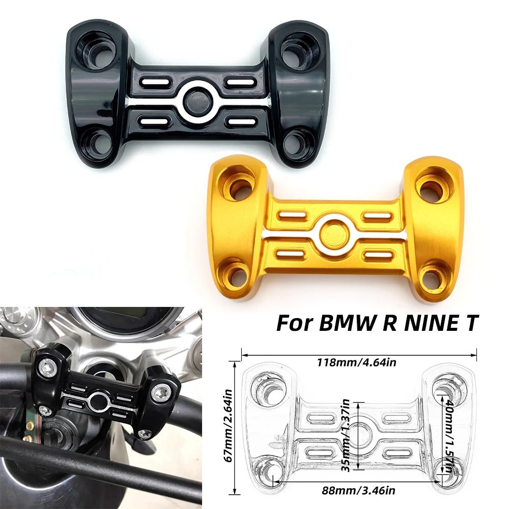

REALZION CNC зажим верхней крышки Руля Мотоцикла Для BMW R NINE T R NINET R9T R 9 T 9 T чистый скремблер 2014-2021 2020 2019