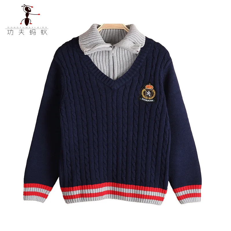 GFMY однотонная зимняя плотная трикотажная водолазка для мальчиков однотонный