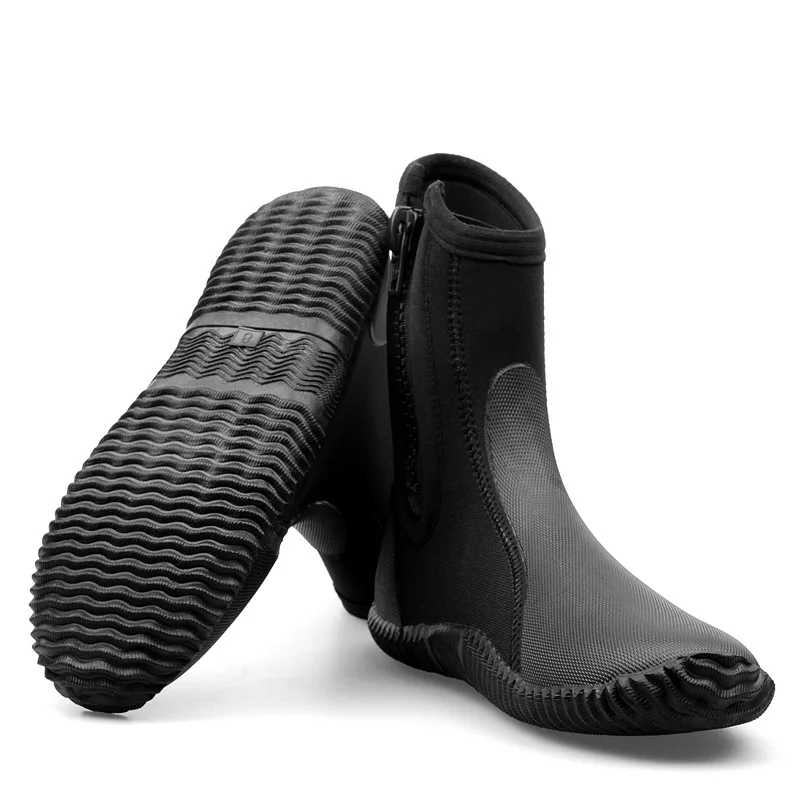 

5mm Scuba Diving Boots Neoprene Outdoor Beach Non-Slip Snorkeling Fins Diving Shoes Stab-Resistant