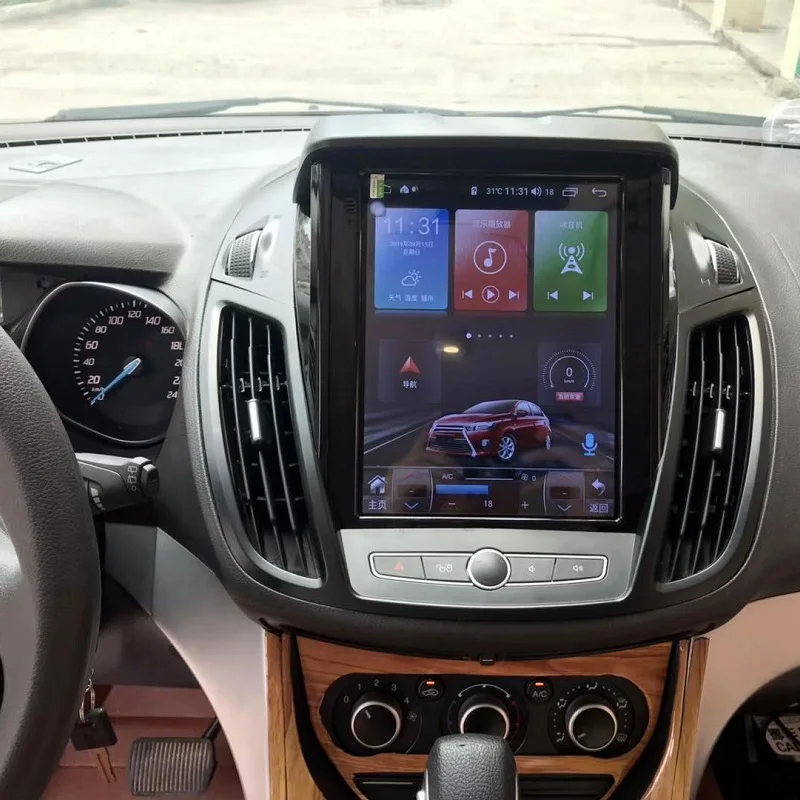 melhor Coho Para Ford Kuga 2013-2018 Android 10.0 Tesla 10.4 Polegada Octa Núcleo 4g + 64g Receptor Estéreo Rádio Do Carro